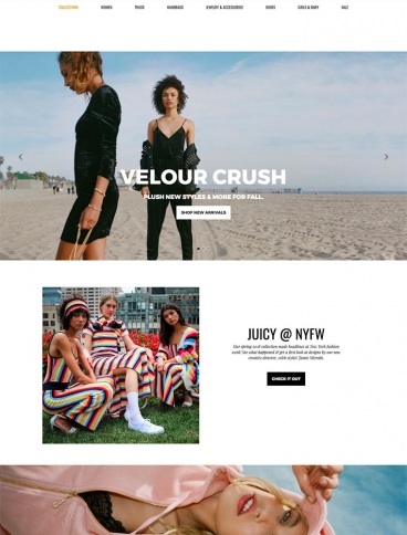 eCommerce website: Juicy Couture