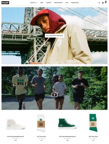 eCommerce website: Only NY
