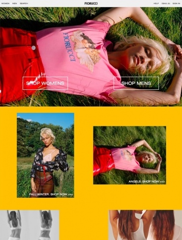 eCommerce website: Fiorucci