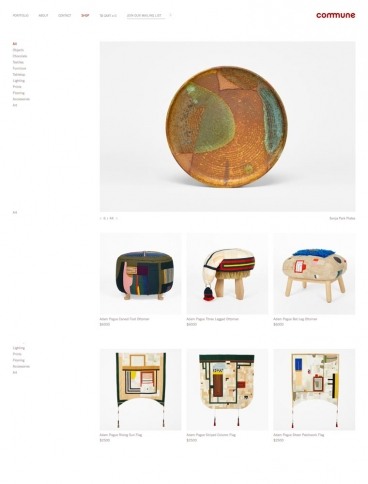 eCommerce website: Commune