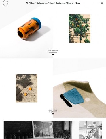 eCommerce website: Homecoming