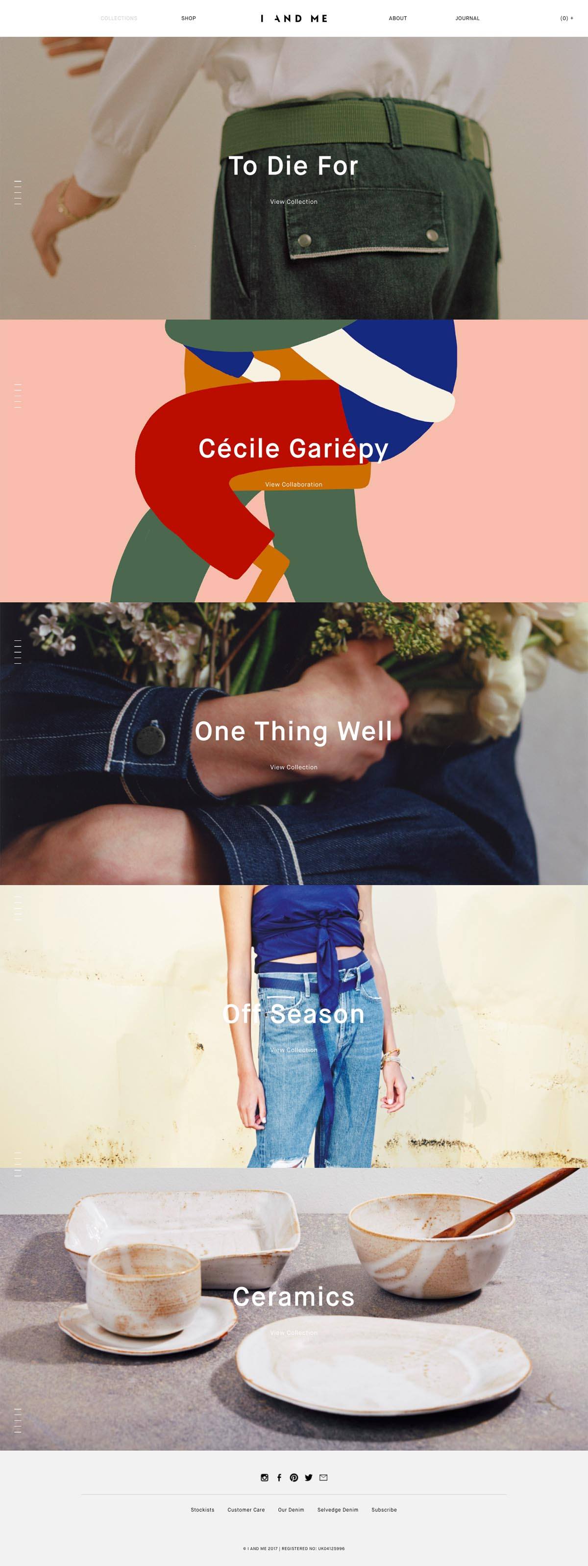 eCommerce website: I and Me