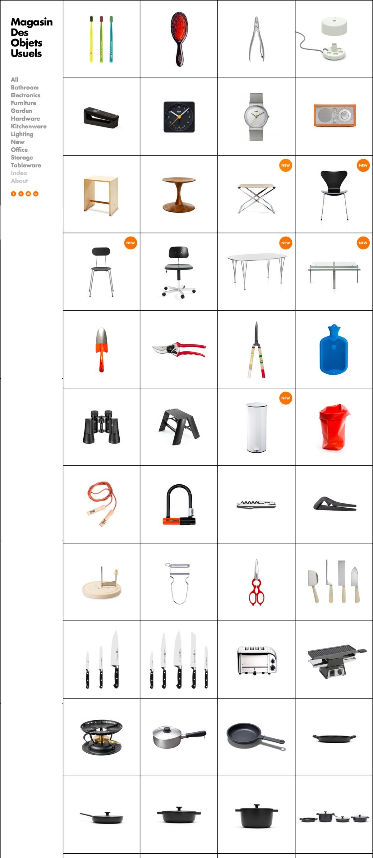 eCommerce website: Magasin Des Objets Usuels