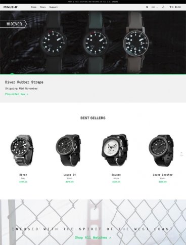 eCommerce website: Minus-8