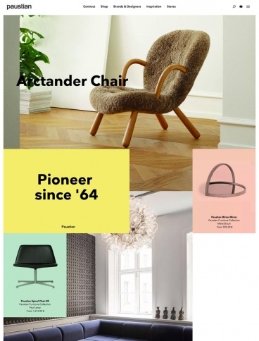 eCommerce website: Paustian