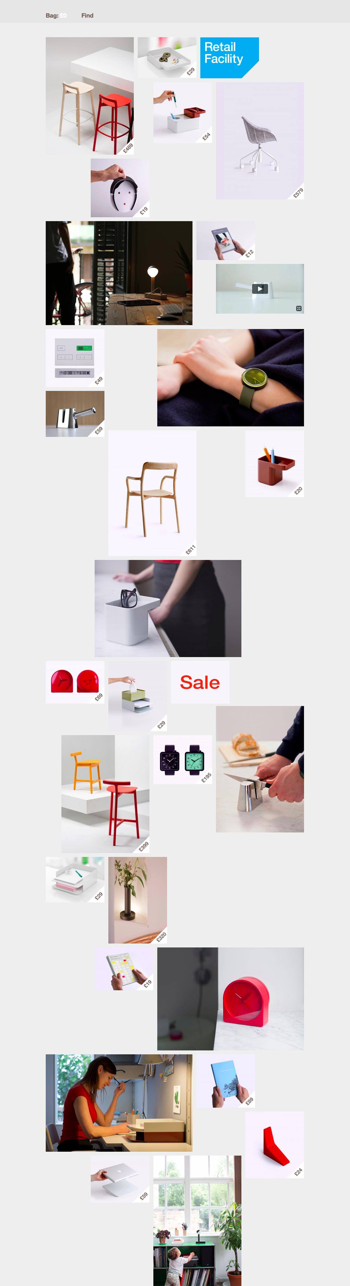 eCommerce website: Retail Facility