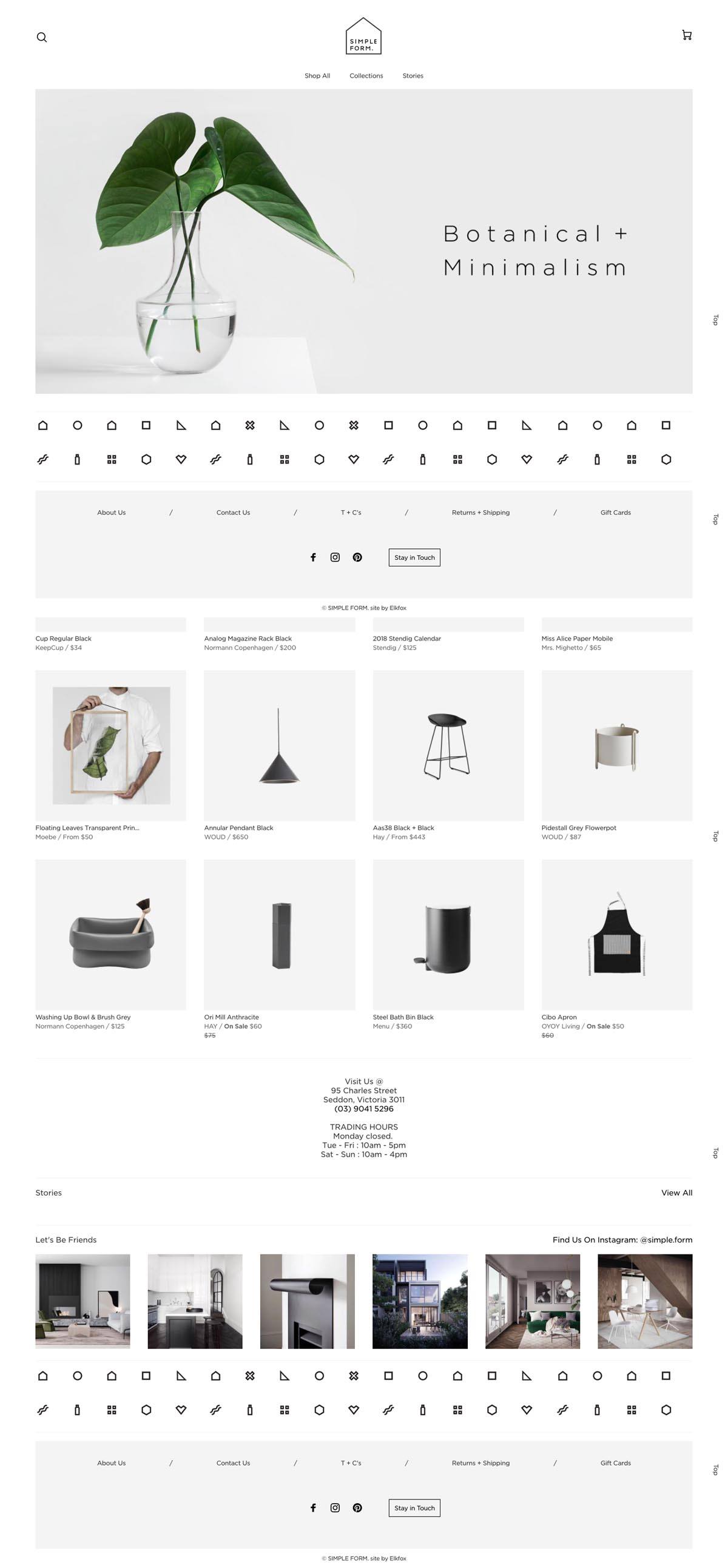 eCommerce website: Simple Form
