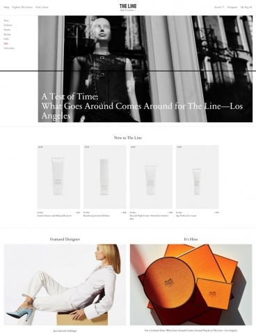 eCommerce website: The Line