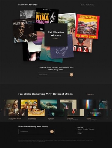 eCommerce website: Best Vinyl Records