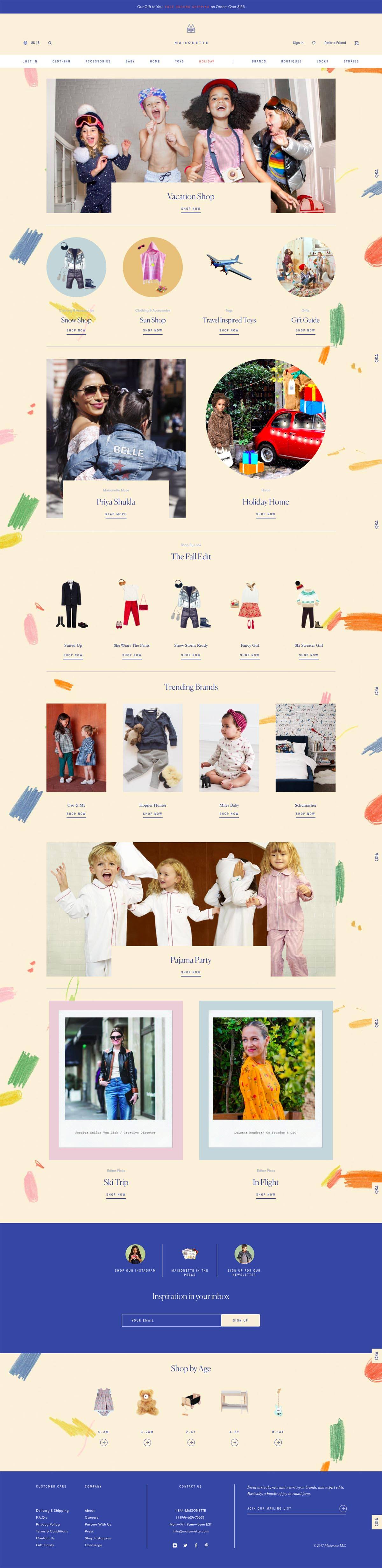 eCommerce website: Maisonette