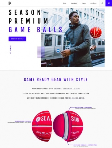 eCommerce website: SEASON