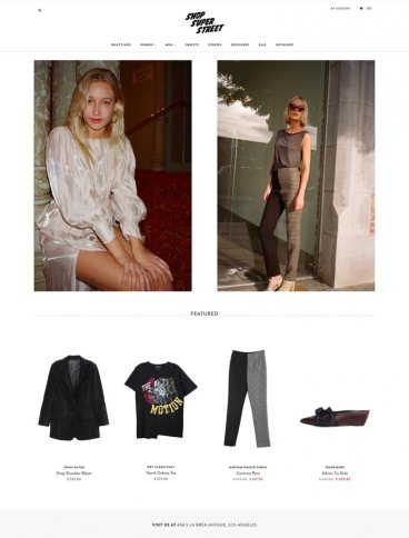 eCommerce website: ShopSuperStreet
