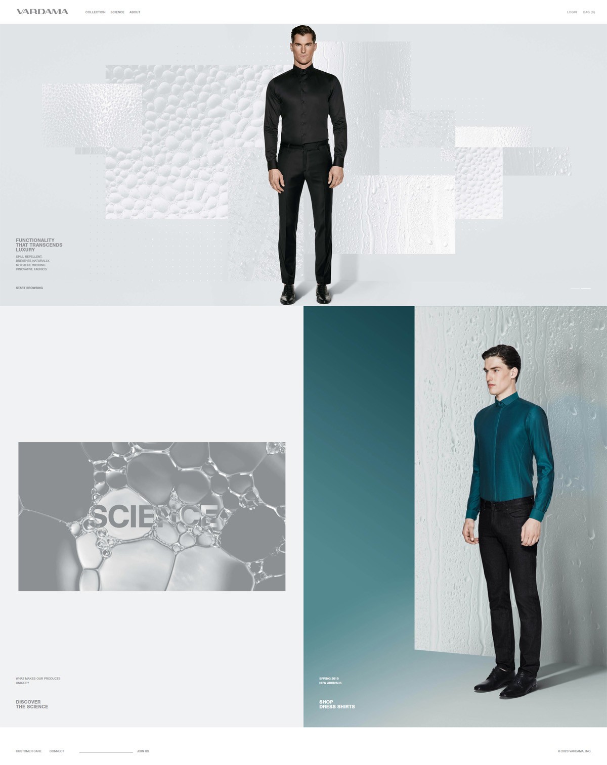 eCommerce website: Vardama