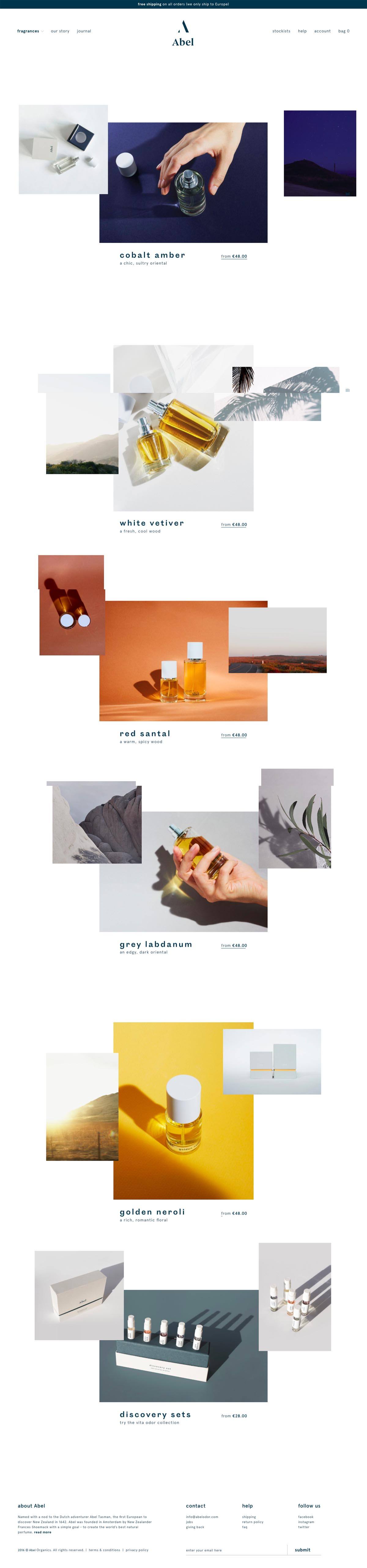 eCommerce website: Abel