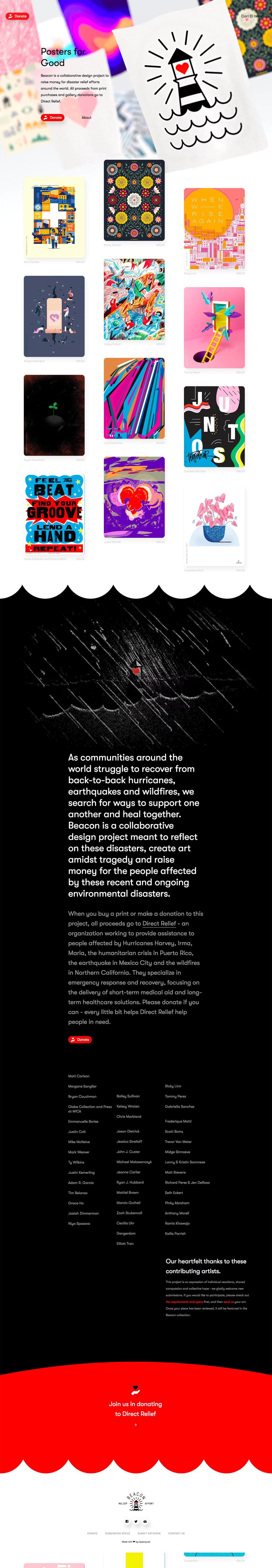 eCommerce website: Beacon