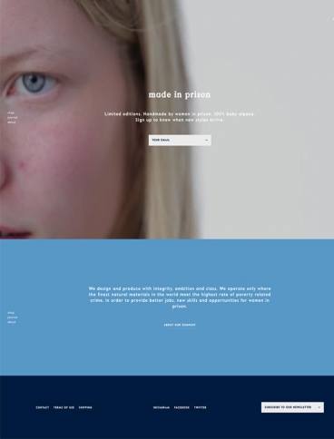 eCommerce website: Carcel