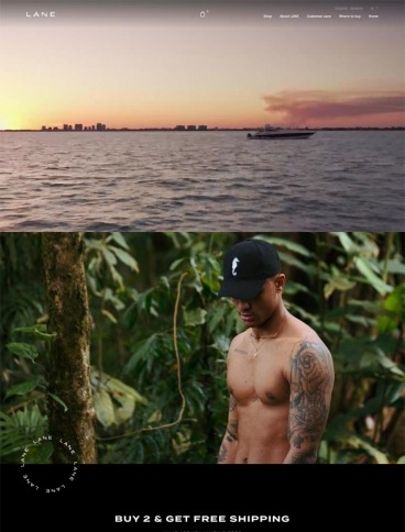 eCommerce website: LANE