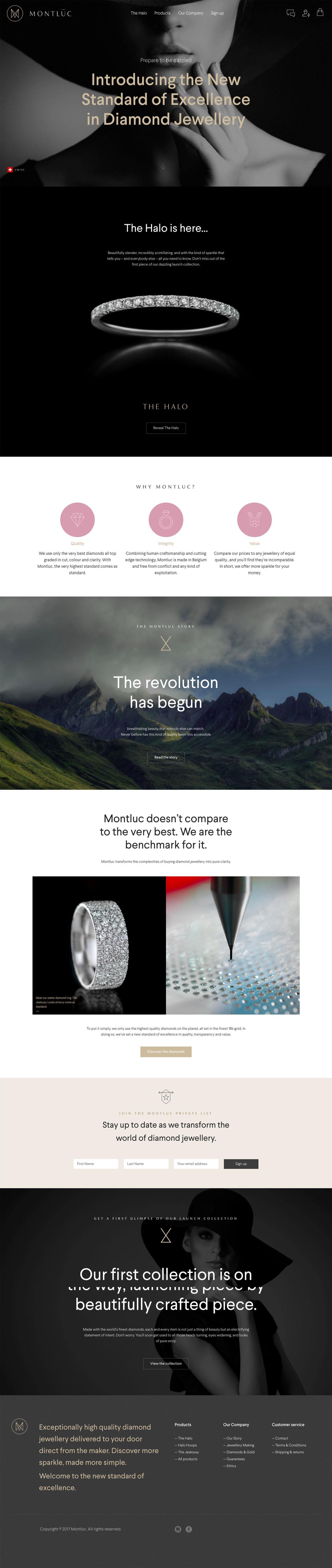 eCommerce website: Montluc