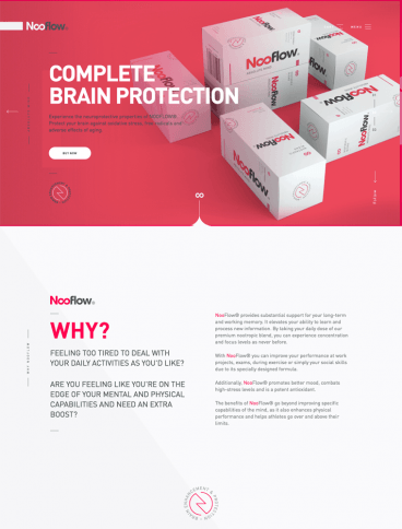 eCommerce website: Nooflow