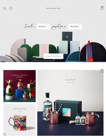eCommerce website: Not Another Bill