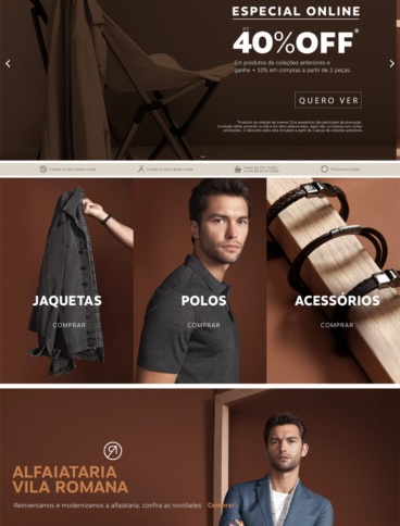 eCommerce website: Vila Romana