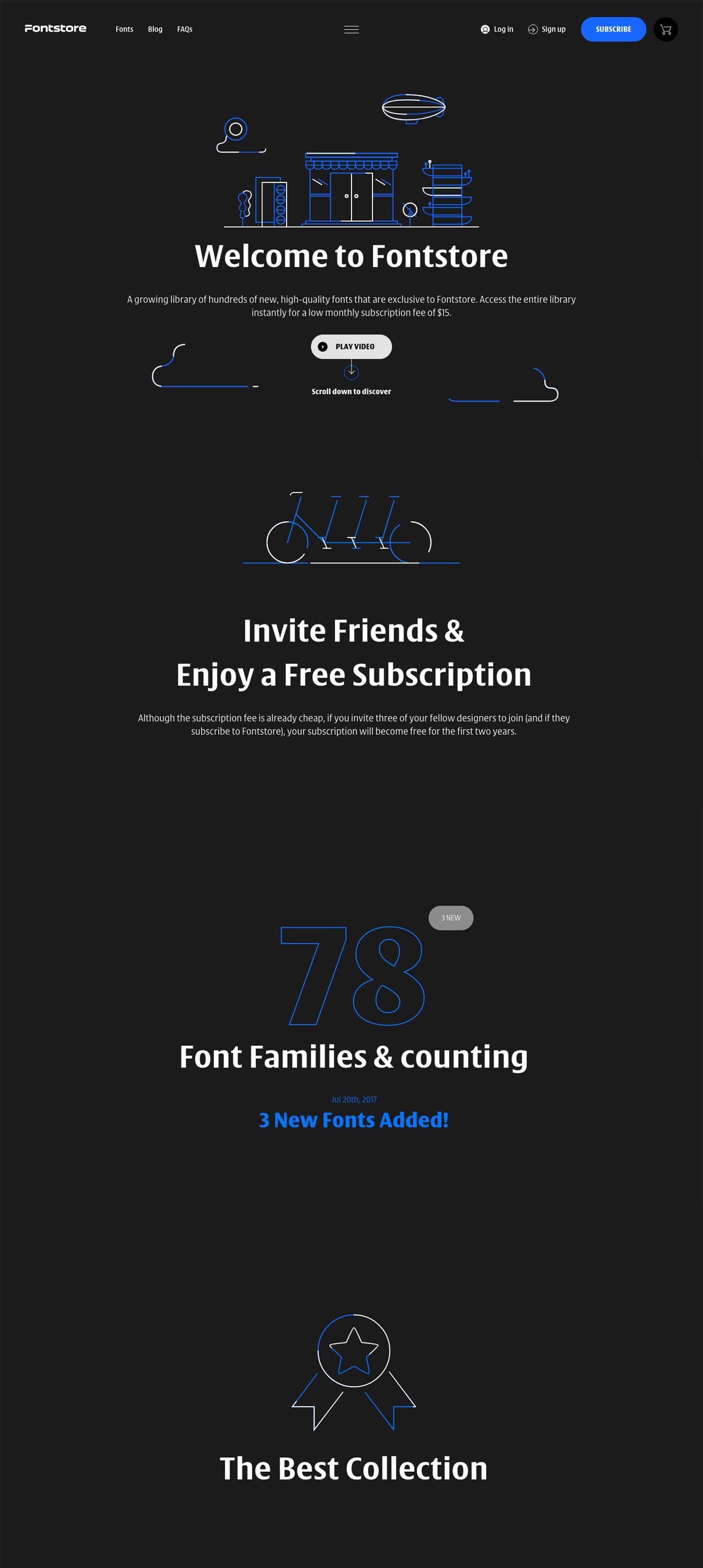 eCommerce website: fontstore