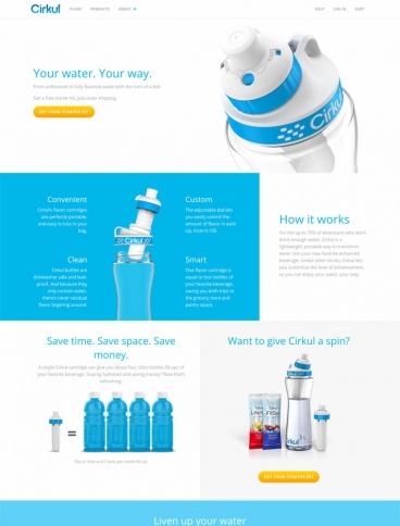 eCommerce website: Cirkul