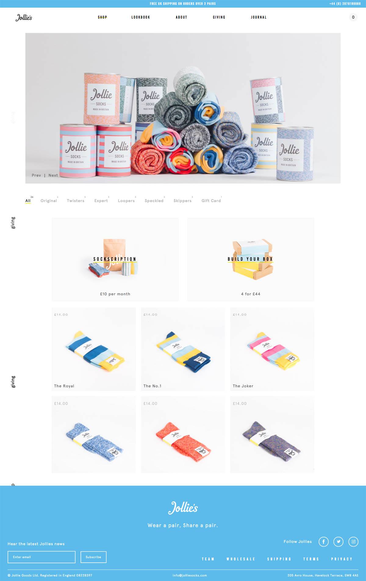 eCommerce website: Jollie’s