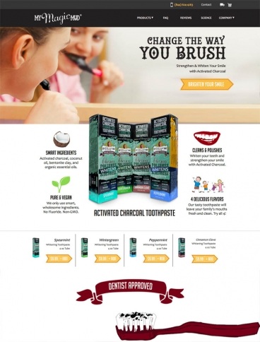 eCommerce website: My Magic Mud