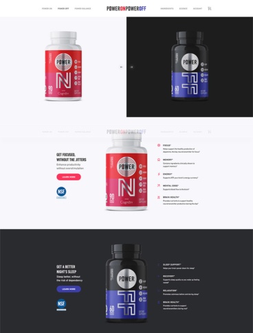 eCommerce website: Modus Nutrition