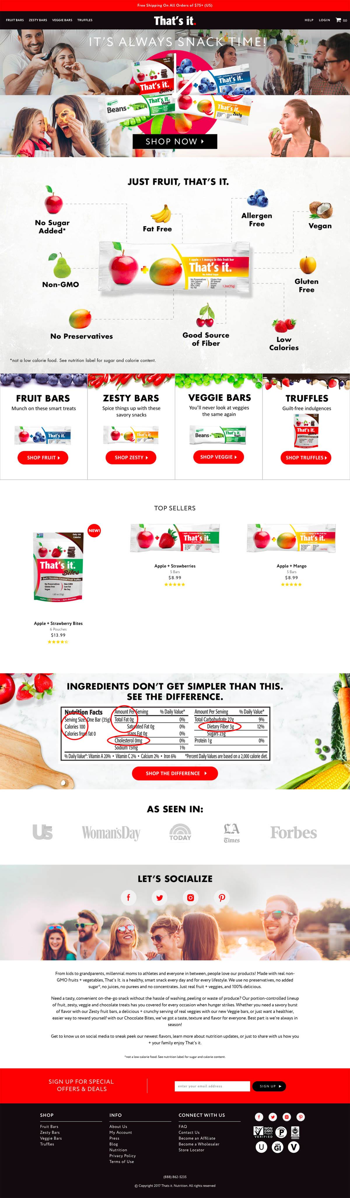 eCommerce website: That’s it.