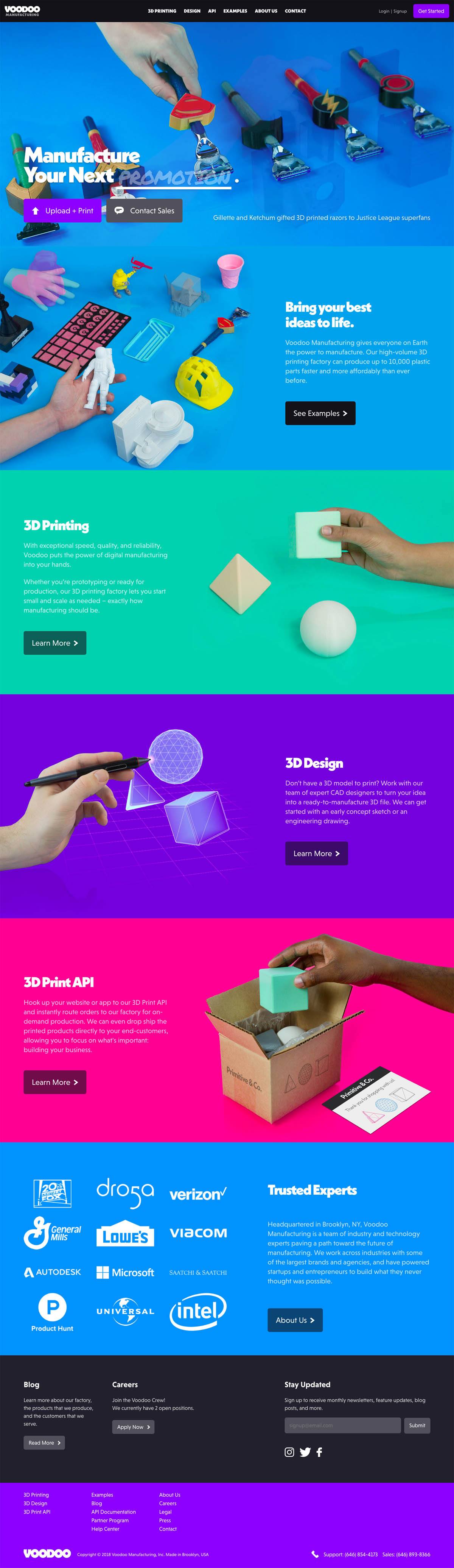 eCommerce website: Voodoo Manufacturing