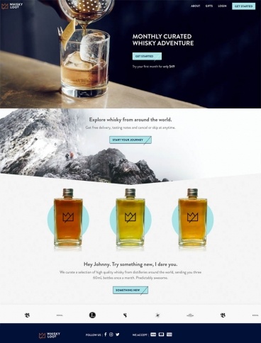 eCommerce website: Whisky Loot