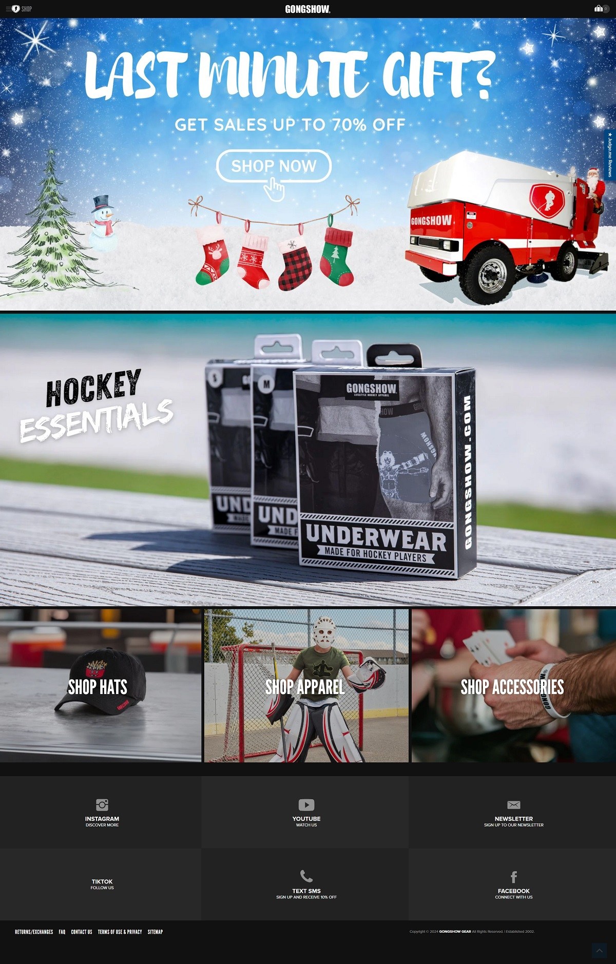 eCommerce website: Gongshow