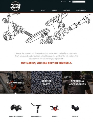 eCommerce website: Paul Component Engineering