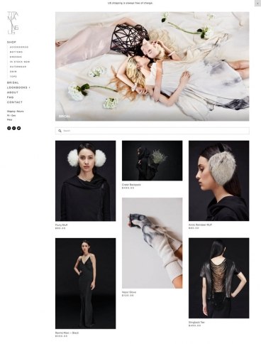 eCommerce website: Titania Inglis