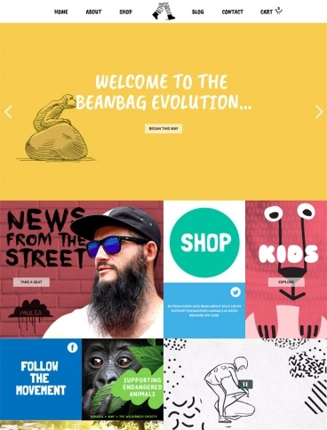 eCommerce website: Bean About