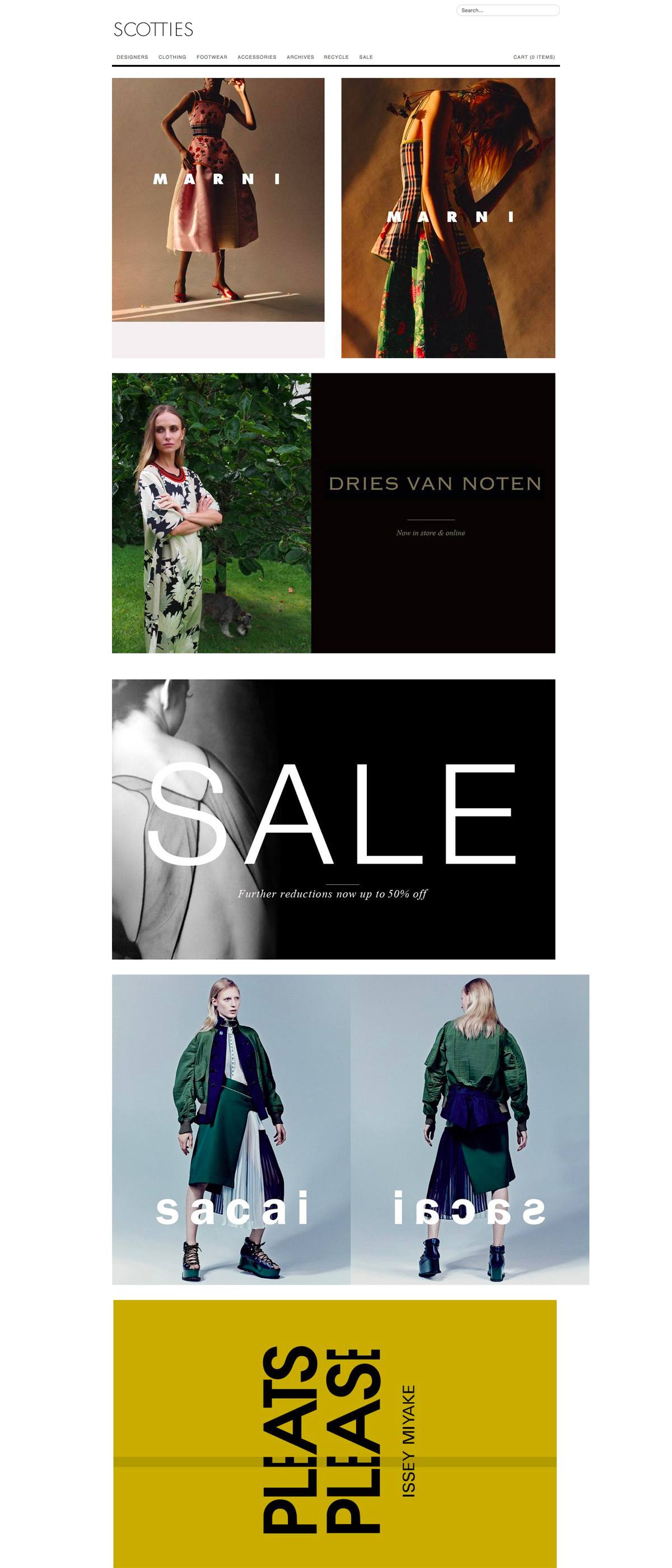 eCommerce website: Scotties Boutique