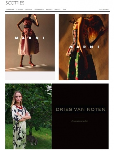 eCommerce website: Scotties Boutique