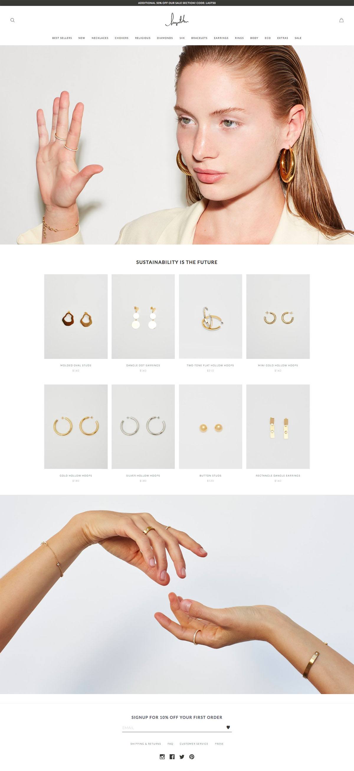 eCommerce website: Bagatiba