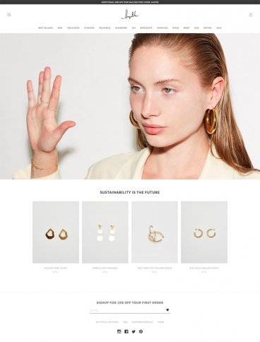 eCommerce website: Bagatiba