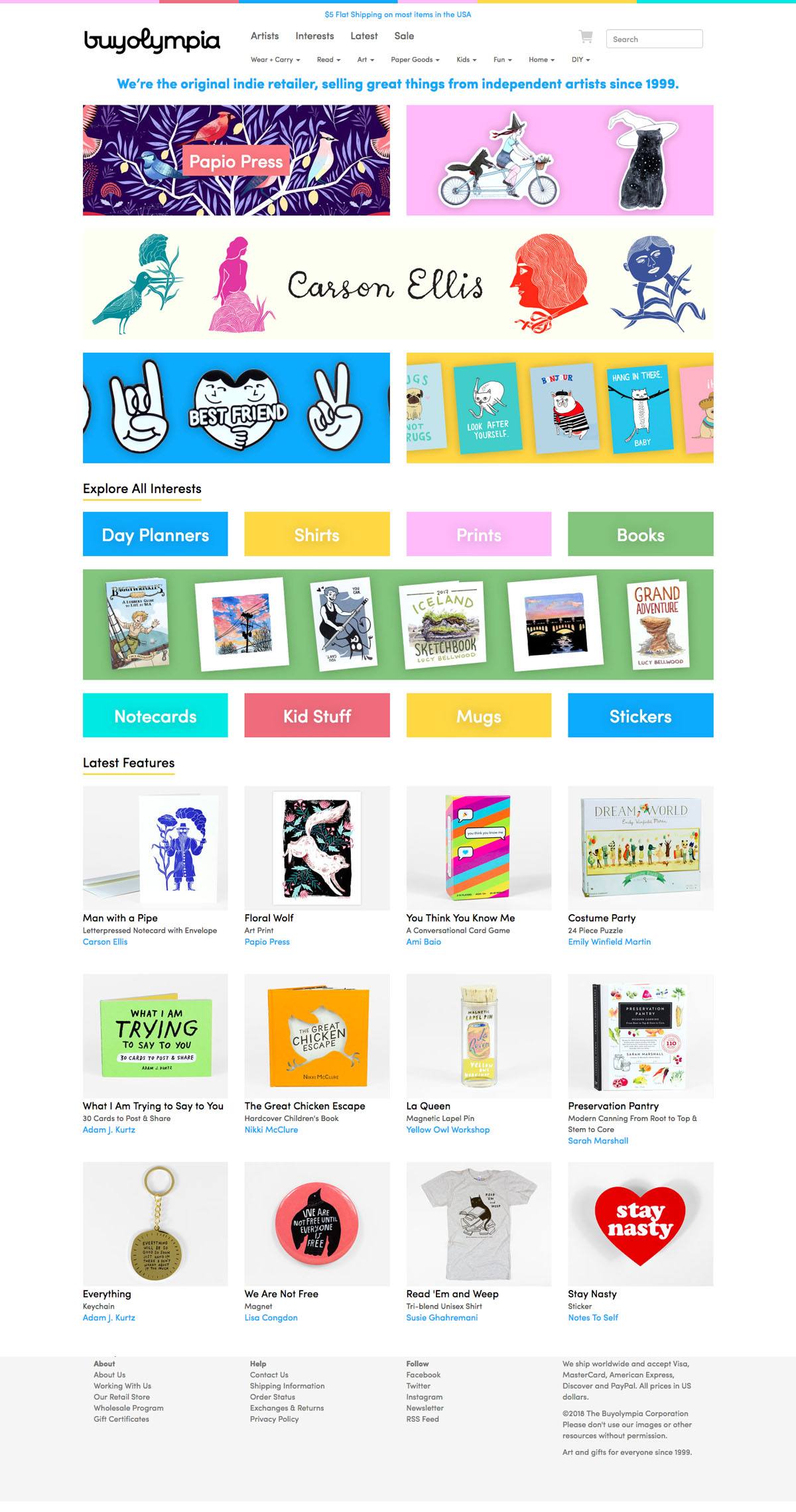 eCommerce website: buyolympia