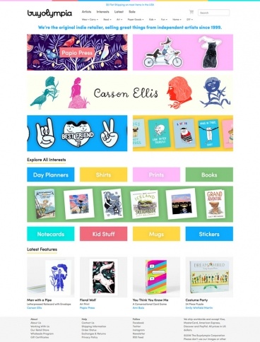 eCommerce website: buyolympia