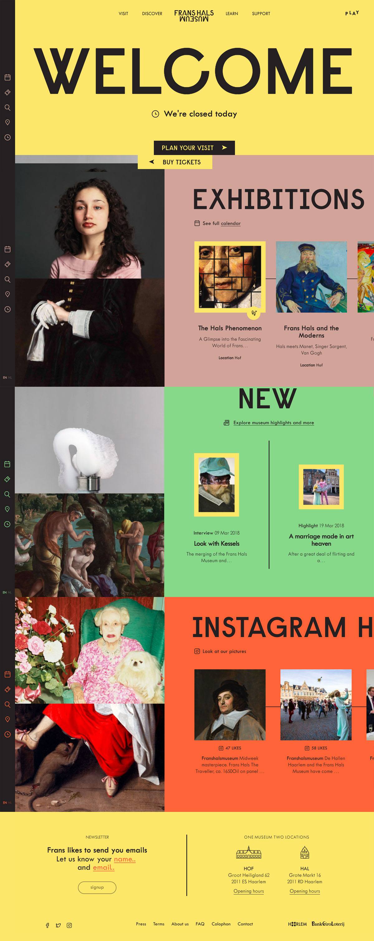 eCommerce website: Frans Hals Museum