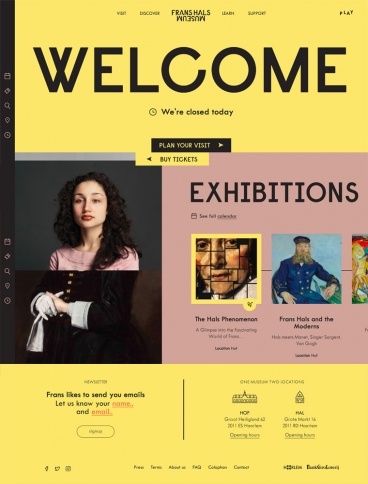 eCommerce website: Frans Hals Museum