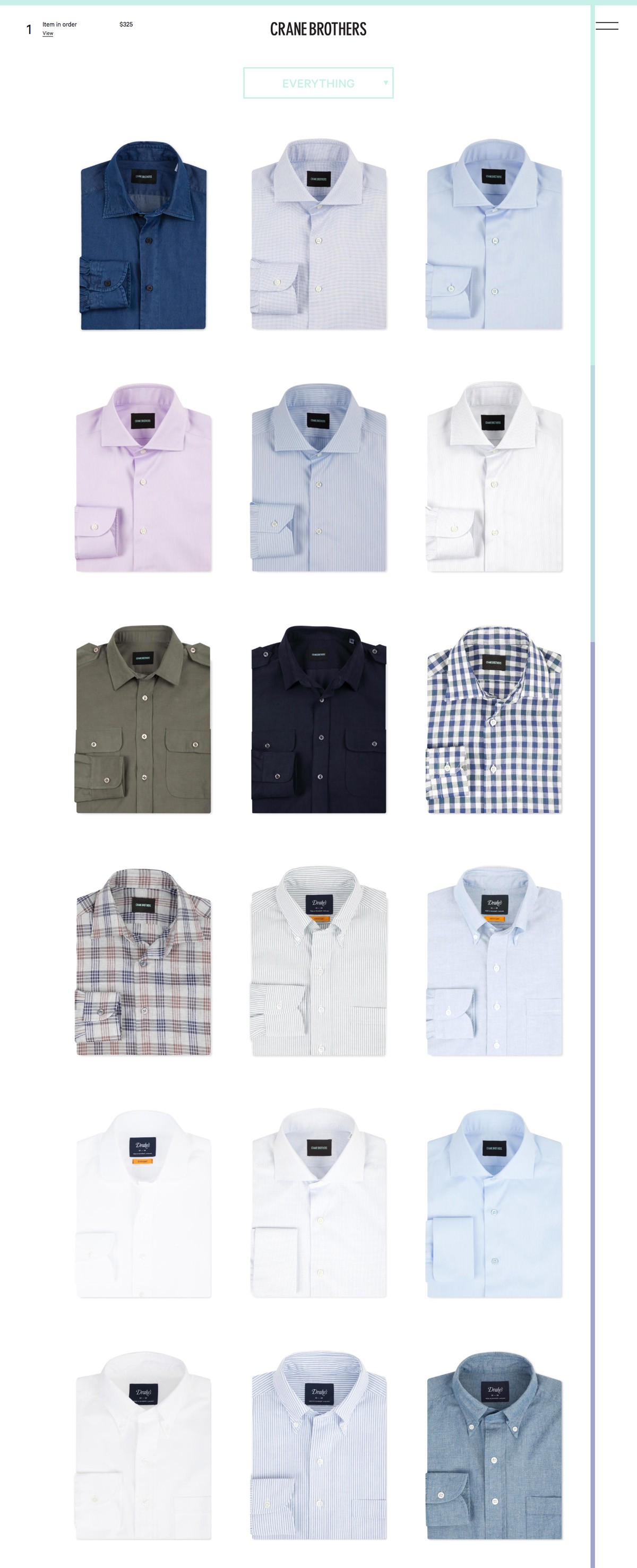 eCommerce website: Crane Brothers