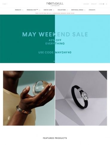 eCommerce website: Northskull