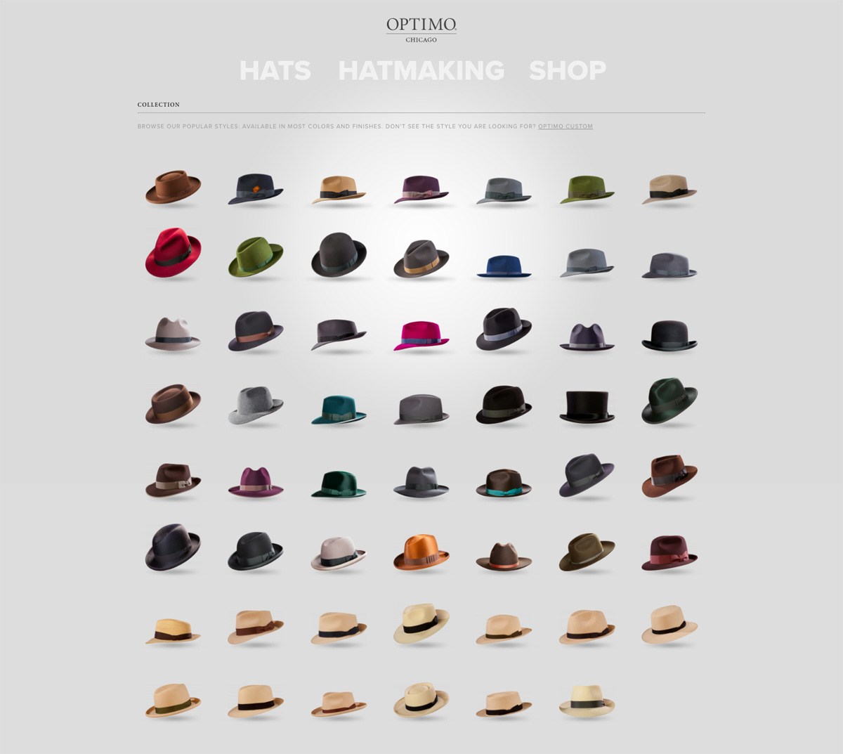 eCommerce website: Optimo