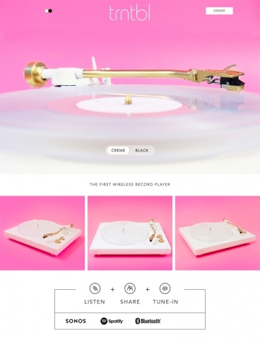 eCommerce website: TRNTBL