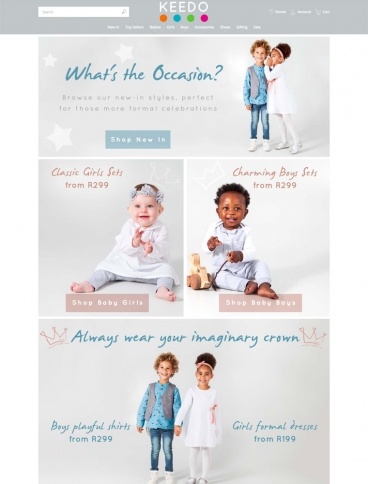 eCommerce website: Keedo